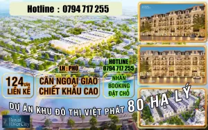 Dự án Royal Rivercity 80 Hạ Lý - Tập đoàn Việt Phát