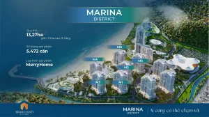 Hưng Thịnh Land mở bán căn hộ ở phân khu Marina District thuộc siêu dự án MerryLand Quy Nhơn. Giá chỉ từ 950tr/căn, kèm lãi suất 8,8%/năm